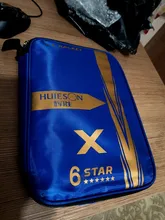 HUIESON 6 Star 2 uds nuevo y mejorado de carbono de conjunto de raqueta de tenis súper poderoso raqueta de Ping Pong bate para adultos Club de formación