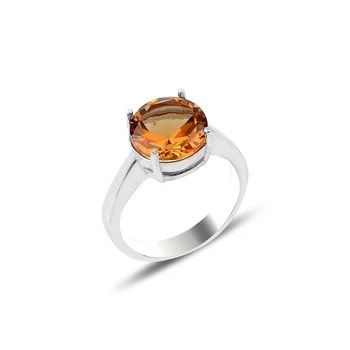 

Silver 925 Sterling Round Zultanite Engagement Ring