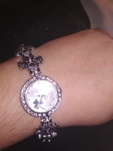 Reloj de pulsera de cuarzo con diamantes de imitación para mujer, pulsera de lujo con trébol de cuatro hojas, a la moda, regalos, 1 Uds.