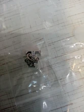 PANDACH-Colgante de Plata de Ley 925 auténtica con letra de alfabeto, abalorio de nombre de A-Z, apto para pulsera Pandora Original, joyería CMC030, 100%