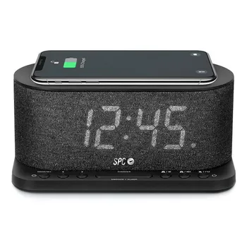 

Clock-Radio with Wireless Charger SPC 4582N 4,3" LED USB Black