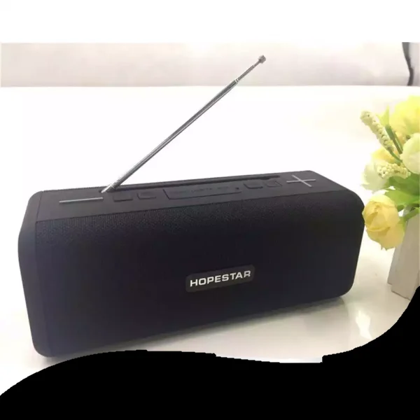Колонка bluetooth Hopestar T9 беспроводная портативная колонка TWS стерео колонка блютуз - Цвет: Black