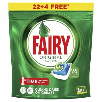 

FAIRY dishwasher all in one machine in capsules bag 26 PCs