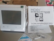 Moeshouse Controlador de temperatura de termostato inteligente WiFi para agua/calefacción eléctrica de suelo Agua/caldera de Gas funciona con Alexa Google Home