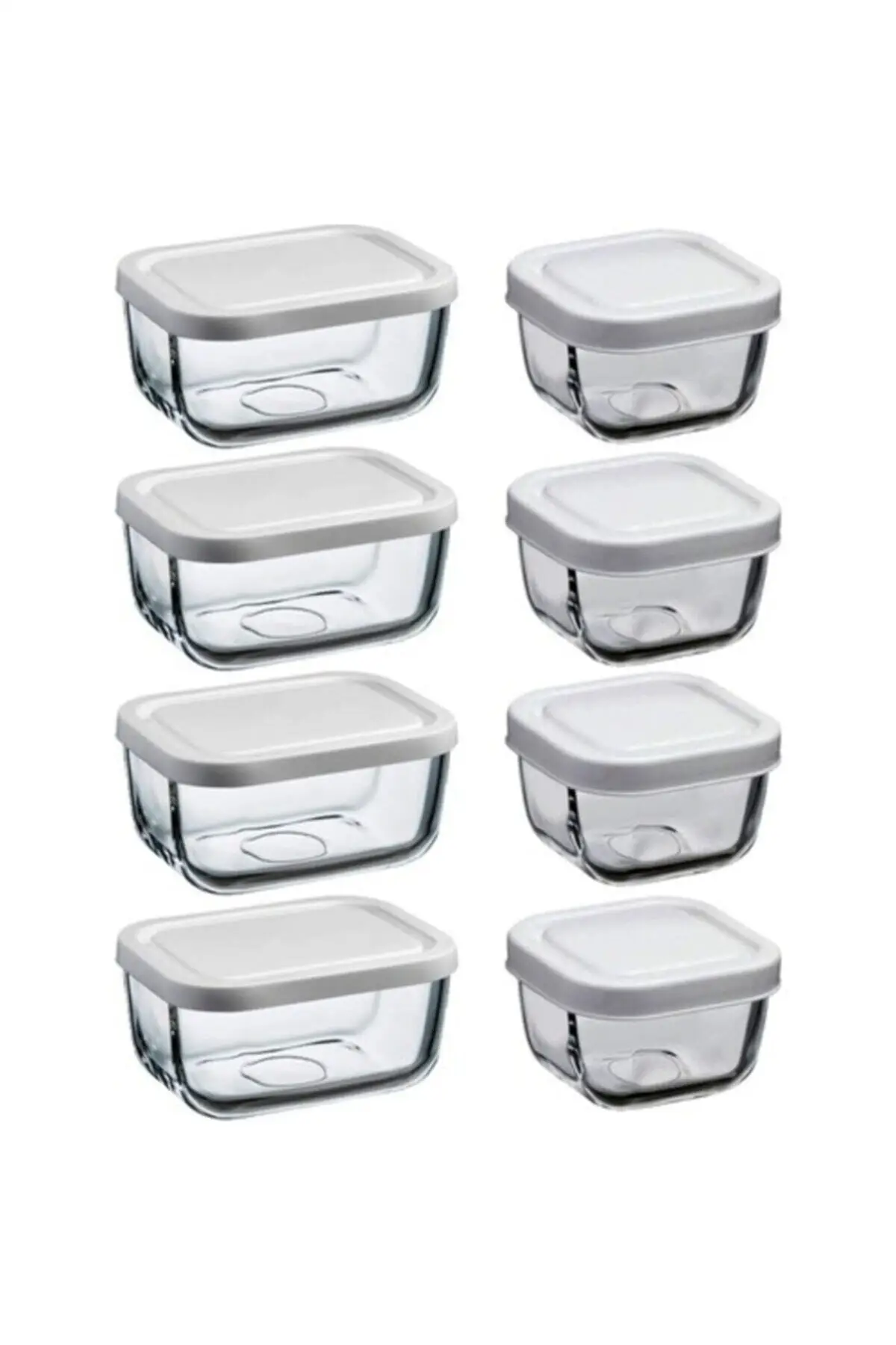 

Paşabahçe Snowbox Storage Container 8 Piece Set