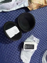 Oxímetro de pulso Digital para dedo, medidor de saturación de oxígeno en sangre, Monitor de ritmo cardíaco SPO2 PR + termómetro infrarrojo