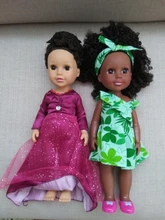 1 Uds. 35cm varios estilos negro africano bebé explosión cabeza cubierta negra juguete para bebé