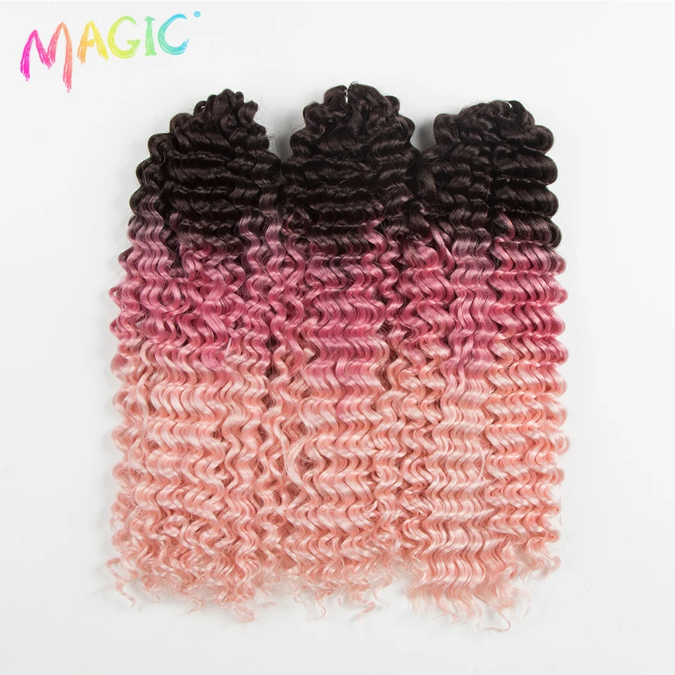 Onda de Água Magia Paixão Torção Crochê Cabelo Extensão Afro Kinky Encaracolado Ombre Cor Pacotes 3 Pçs Trança Sintético 9 Online shopping