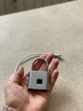 Towode-cerradura de puerta recargable por USB, candado inteligente con huella digital, desbloqueo rápido, Chip de Metal de aleación de Zinc, autodesarrollo, 1/2 Uds.