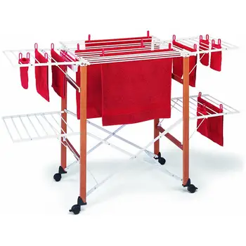 

Clothes Rack folding 4 wings-model Gulliver NoceFOPPAPEDRETTI144.7