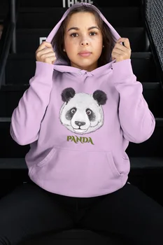 

Angemiel Wear Sweet Panda Pink Women 'S Hooded Sweatshirt
