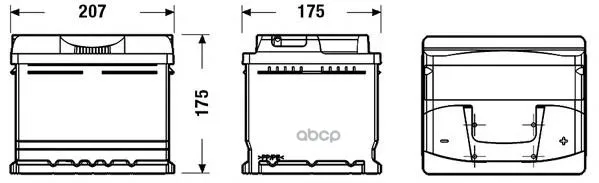 Аккумуляторная Батарея 44ah Deta Power 12v 44ah 420a Etn 0(R) B13 207x175x175mm 11kg DETA арт. DB442