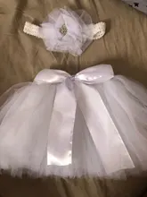 Accesorios de fotografía para recién nacido, falda tutú de gasa para bebé niña y juego de diademas de flores, regalo de cumpleaños de bebé, 10 colores ZT001