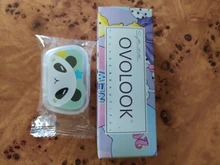 OVOLOOK-2pcs/par de lentes de Color dorado, lentillas bonitas de 6 tonos, lentillas de Color dorado (diámetro: 14,5mm)