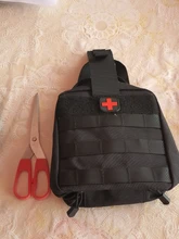 TACTIFANS Bolsa de parche de primeros auxilios Molle Hook and Loop Anfibio Tactical Medical kit EMT Emergency EDC Rip-Away Survival IFAK