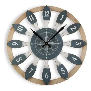 

Wall Clock MDF Wood (60 x 4,5 x 60 cm)