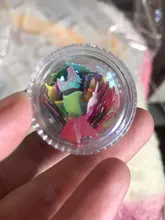 Set de 48 botellas de resina epoxi brillante, purpurina en polvo, corazón, estrella, Micro cuentas para arte de uñas, pegatinas de lentejuelas para fabricación de joyas DIY