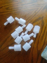 Connectors Chicken Bird-Drinking Rabbit Fountain-Pipe Plastic 6-Styles 10pcs 25-Mm