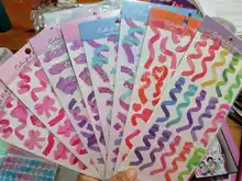 JIANWU-pegatinas láser de cinta de colores, decoración creativa y colorida, diario DIY, suministros escolares, papelería Kawaii, 1 ud.