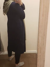 Suéter casual largo para dama, jersey femenino de algodón, cárdigan suave, cómodo, resistente, sencillo, holgado y en diferentes tallas