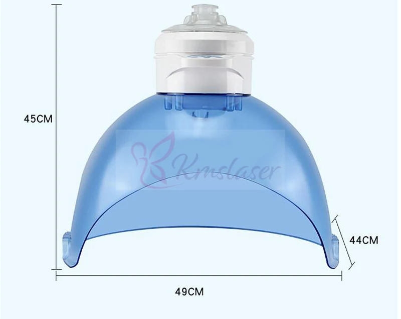 3 LED light colors red blue yellow LED light mask with water spray for skin water supplyment