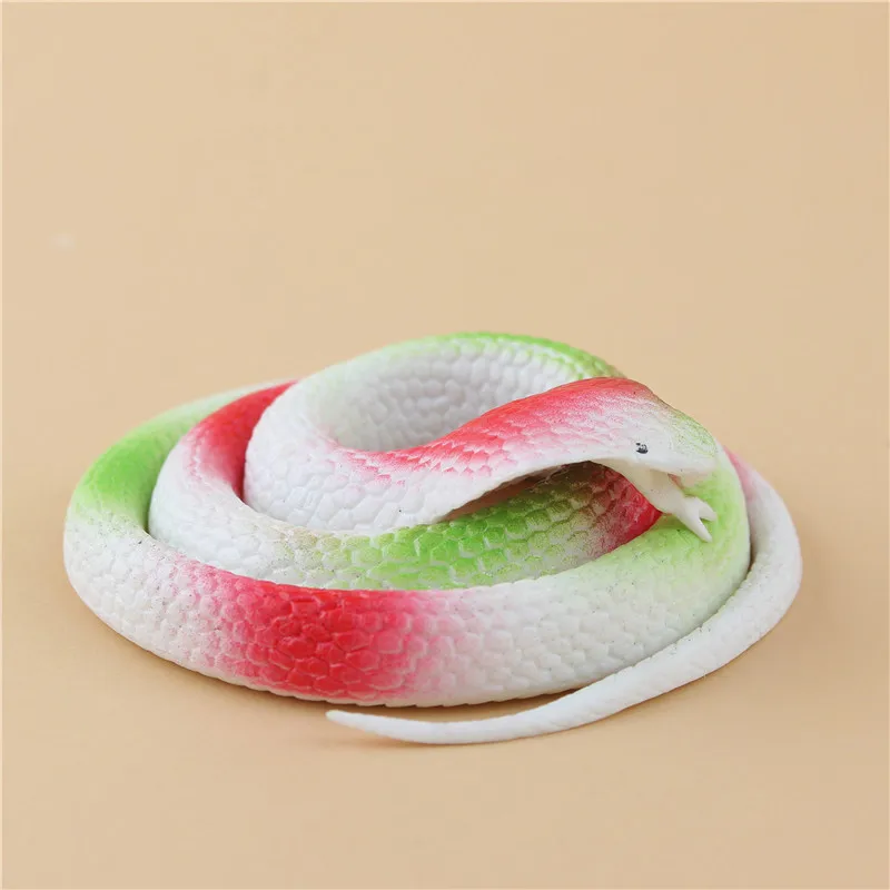 Реалистичная имитация змеи креативные пластиковые животные Дети шутка мягкая