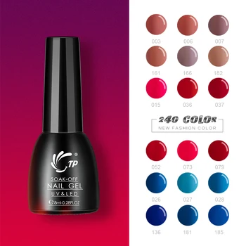 

8ml #61-120 Nail Gel Polish UV LED Gel Varnish Soak Off Lacquer For Manicure Hybrid Painting Need Matte Top Coat Salon Use DIY