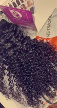 Coleta de pelo rizado Afro, cabello humano Remy brasileño con cordón, coleta Ombre, extensiones de cabello