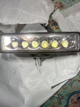 Luz LED de trabajo de inundación DRL de 18w, foco de trabajo de 9-32V, 4WD, 12 voltios, para vehículos todoterreno, SUV, coches y camiones, 1 Uds., 2 uds.