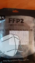 Máscara respiradora ffp2 de 6 capas, mascarilla de seguridad suave con filtración del 95%, pm2.5, fpp2, aprobado