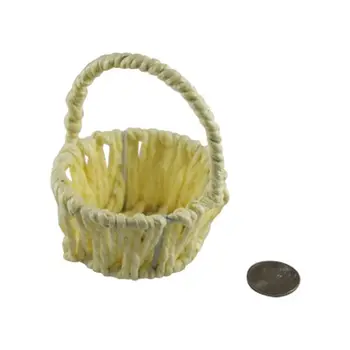 

Basket braided paper raffia round (7x7x8.5)