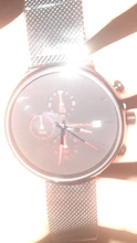CRRJU-Reloj de pulsera deportivo de lujo para hombre, cronógrafo de cuarzo, con correa de malla y fecha automática de acero inoxidable, diseño único, informal