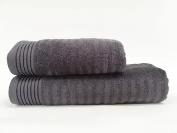 

Bonisia Bilateral Cotton Bath Towel Set Anthracite