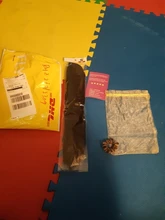 Racily Hair-coletero brasileño Afro rizado, cola de caballo recta, Remy, envoltura con cordón, extensiones de cabello humano ombré