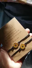 Pulsera de cadena de cuerda ajustable con colgante de sol, luna, Cruz, girasol, joyería de amistad