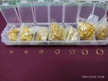 Anillos abiertos de Color dorado y plateado para hacer joyas, 1010-1450pcs3 4 5 6 7 8 10mm