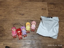 Mini muñecas interactivas de juguete para niños y niñas, muñeco Reborn de juguete, colgante pequeño con llave, 5 uds.