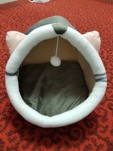 Cama de Gato para interior, casa de gatito, animales cálidos, pequeños para gatos, perros, nido plegable, alfombras para dormir, productos de invierno