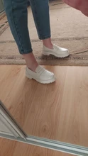 AIYUQI de primavera zapatos de mujer Zapatos estilo británico 2021 nueva suela gruesa estilo universitario informal mocasines de cuero genuino zapatos de moda Zapatos de las niñas