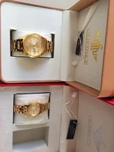 Swiss OUPINKE-reloj mecánico automático para parejas, pulsera a juego, regalos de San Valentín