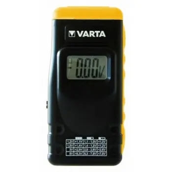 

Varta 00891 battery Tester with LCD Display for batteries, rechargeable batteries and button batteries