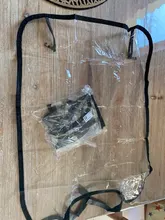 Cubierta protectora de respaldo para asiento de coche, cubierta transparente de limpieza, antipatadas, accesorios de piezas de coche