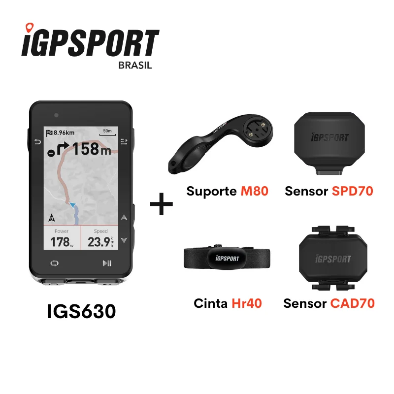 GPS iGPSPORT iGS630 + Nota Fiscal + Garantia - AliExpress
