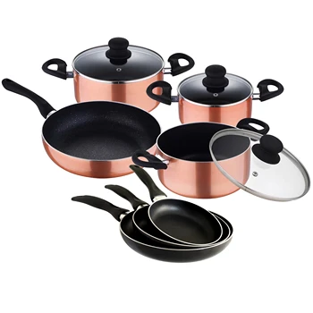 

Cookware 7 Pieces and pans set (16, 20,24 cm) in aluminum pressing SAN ignacio collection Luzern