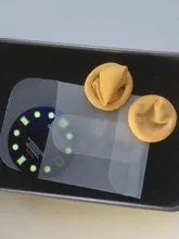 Esfera de reloj azul de 28,5mm, accesorios para reloj 7S26 0020 SKX007, novedad