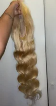 Ishow 613 rubia peluca con malla Frontal 13x4 transparente peluca Frontal de encaje Pre arrancado 28 30 pulgadas brasileño de la onda del cuerpo pelucas de cabello humano
