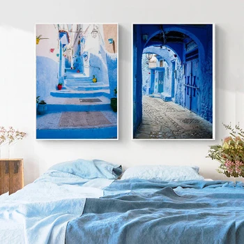 

Morocco Decoration Morocco Photography Travel Posters and Prints Old City Architecture Fine Art Print Canvas Painting Home Decor