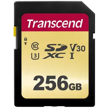 

SDXC memory card 256 GB UHS-I class 10 speed 95 MB / sTRANSCEND125.62