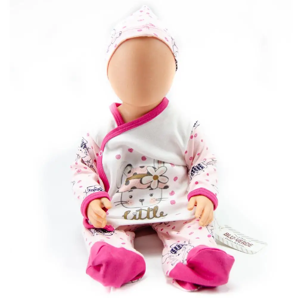 

Newborn Infant Baby Girl Clothes 3pcs Set Winter Spring Long Sleeve Outfits Cartoon 3 Months Shirt Pant Hat Cotton Soft and Warm