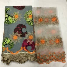 Высококачественная кружевная ткань, Анкара, восковая кружевная ткань, африканская кружевная ткань, воск, шнур кружева для женщин, свадебное платье 070529